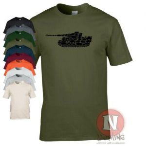 Tiger tank t-shirt German army WW2 exclusive design military vehicles Panzer 6