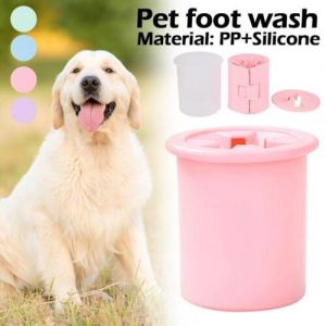 Pet Dog Paw Cleaner Cup Cat Foot Cleaning Tools Soft Was Dirty Paw Silicone N4Q5