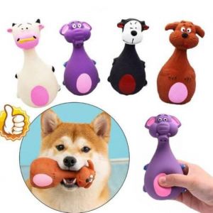 Interactive Chew Toys for Dog Indestructible Stuffed Squeaky-Sound Toy