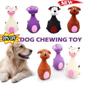 Interactive Chew Toy for Dog Indestructible Stuffed Squeaky Sound Toy USxpc