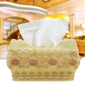 Elegant Resin Bathroom Toiletries Wash Five Piece Set With Tray Home Accessories