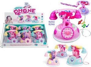 Musical Toys For Girls 3 4 5 6 7 8 Year Old Kids Pony Phone With Lights & Sound