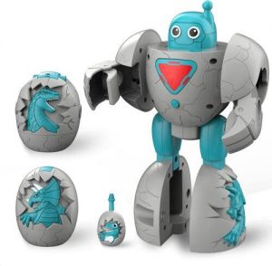 Kids Toys for 3 4 5 6 7+ Year Old Boys- Dinosaur Eggs Transform into Robot Toys