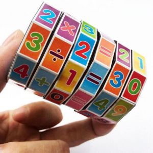 Educational Mathematics Numbers Magic Cube Toy Cube Puzzle Game Toy for Kid
