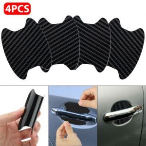 לגאסוס - לקנות מחו"ל בשפה שלך אביזרים לרכב 4x Carbon Fiber Car Door Handle Protector Film Anti-Scratch Stickers Accessories