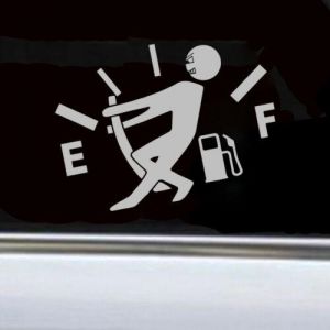 לגאסוס - לקנות מחו"ל בשפה שלך אביזרים לרכב Funny Sticker High Gas Consumption Car Bumper Window Door Decal Cars Accessories