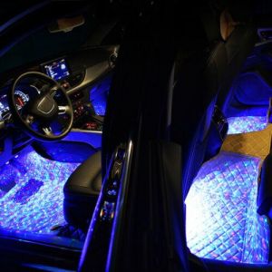 USB Car Accessories Interior Atmosphere Star Sky Lamp Ambient Night Light Kits