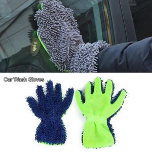 1x Car Wash Washing Cleaning Glove Double Sided Glove Car Accessories Super Soft