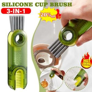 Multi-Function Silicone Cup Brush 3-In-1 Household Rotary Cleaning 2022