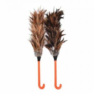 לגאסוס - לקנות מחו"ל בשפה שלך ניקיון ביתי  Ostrich Feather Duster Brush With Wood Handle Fur Duster Dust Home Cleaning Tool