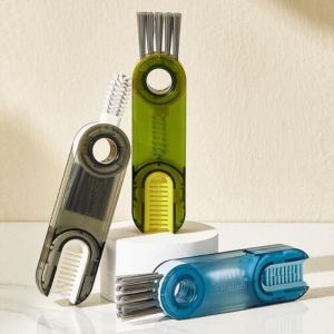 3-IN-1 Silicone Cup Brush Household Rotary Multi Functional Cleaning Brush Soft