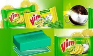 Vim Fresh Lemon Dishwash Bar Household Cleaning Product Kitchen Plate Clean Soap
