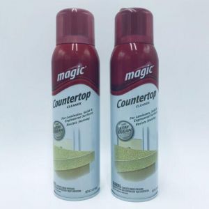 2 Magic Countertop Cleaner 17 oz Clean Shine Protect Remove Dirt Laminate