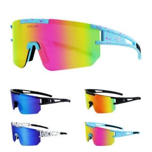 Polarized Cycling Sunglasses Sport Goggles TR90 For Men Women Outdoor Glasses