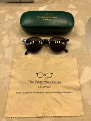 לגאסוס - לקנות מחו"ל בשפה שלך משקפי שמש  The Bespoke Dudes TBD Eyewear Cran Black Sunglasses $160 MSRP