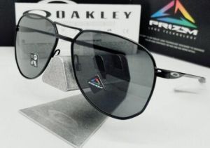 OAKLEY satin black/grey PRIZM "CONTRAIL" OO4147-01 sunglasses NEW IN BOX!