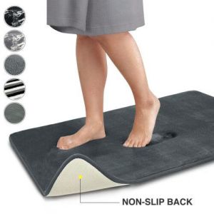 LARGE MEMORY FOAM BATH MAT NON SLIP SOFT LUXURY BATHROOM RUGS ANTI SLIP MATS