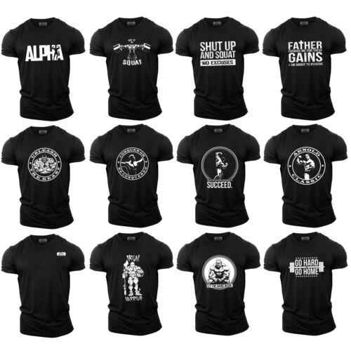 לגאסוס - לקנות מחו"ל בשפה שלך בגדי גברים  Bodybuilding Gym Motivation T-Shirt | Training Top Clothing MMA Mens Black UK
