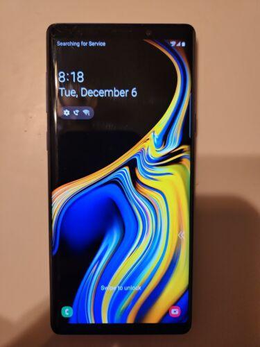 לגאסוס - לקנות מחו"ל בשפה שלך Samsung Samsung Galaxy Note9 SM-N960 - 128GB - Ocean Blue (Verizon) Good Condition